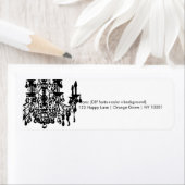 PixDezinesクリスタルシャンデリア/DIY背景 ラベル (インサイチュ)