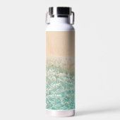 PixDezinesクリスタル澄んショアラインビーチ ウォーターボトル (正面)