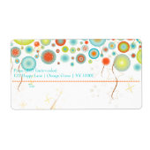 PixDezinesクリスマスお祝い/DIYbackground ラベル (正面)