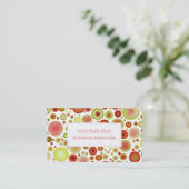 PixDezinesクリスマスお祝い/DIYbackground! 名刺 (スタンド正面)