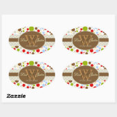 PIxDezinesクリスマスフローティングドット/DIYカラー! 楕円形シール (シート)