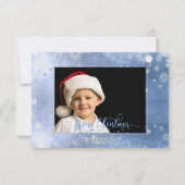 PixDezinesクリスマスホリデーフォト/書道 招待状 (正面)