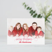 PixDezinesクリスマスホリデー写真 招待状 (スタンド正面)