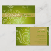 PixDezinesクレストダマスク 名刺 (正面/裏面)