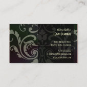 PixDezinesクレストダマスク 名刺 (裏面)