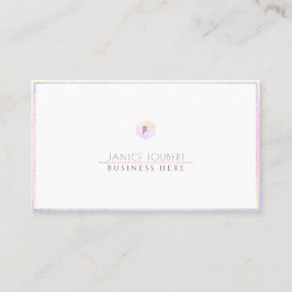 PixDezinesグラムピンク |赤面+ハニカム 名刺