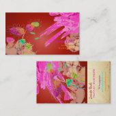 PixDezinesグランジフローラ♥♥♥♥ 名刺 (正面/裏面)
