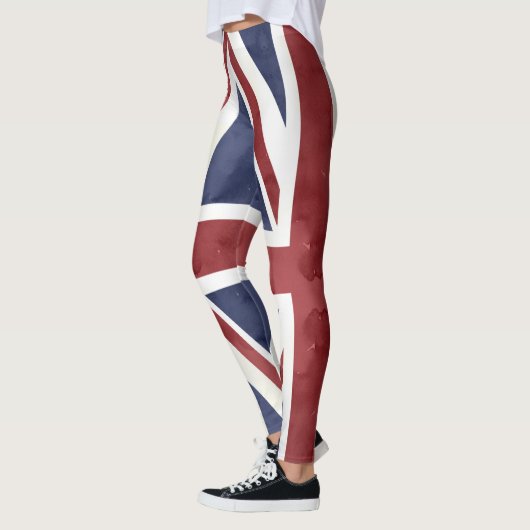 PixDezinesグランジ UNION JACK レギンス (左)