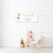 PixDezinesグリッターバルーンAnyイベントへようこそ 横断幕 (インサイチュ)