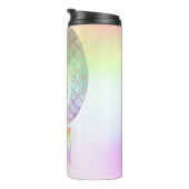 PixDezinesグリッターマーメイドテール、コットンキャンディ タンブラー (回転右)