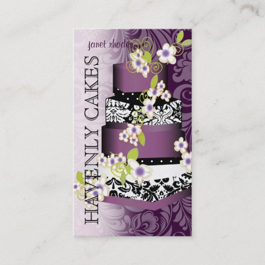 PixDezinesケーキ/ベーカリー/パティシセリ 名刺 (正面)