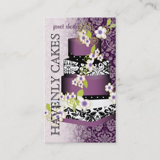 PixDezinesケーキ/ベーカリー/パティッセリー 名刺 (正面)