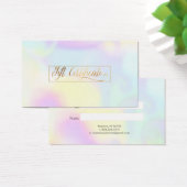 PixDezinesコットンキャンディホログラフィックギフトカード (デスク)