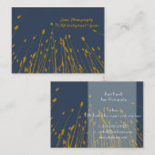 PixDezinesコムギの草/ゴールデンロッド/DIYバックグラウンド 名刺 (正面/裏面)