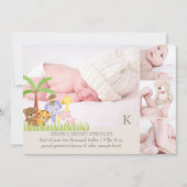 PixDezinesサファリジャングル写真テンプレート 案内状 (正面)