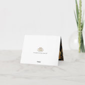 PixDezinesサファリ/ヴィンテージゼブラ/DIYフォント+カラー! サンキューカード (裏面)