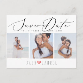 PixDezinesシックエレガント書道救の日付 ポストカード