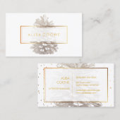 PixDezinesシフェイクルバーピンコーン 名刺 (正面/裏面)