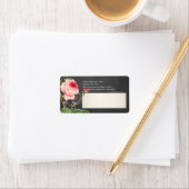 PixDezinesシャルボード+ヴィンテージバラ ラベル (インサイチュ)