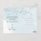 PixDezinesシャワーありがとうフローラ水彩 ポストカード (裏面)