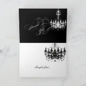 PixDezinesシャンデリア/ありがとう/DIY文字 サンキューカード (内部)