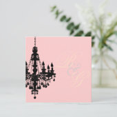 PixDezinesシャンデリア, ウェディング招待状 招待状 (スタンド正面)