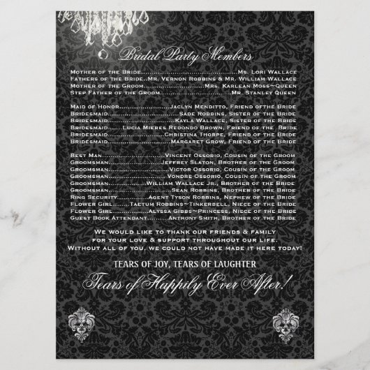 PixDezinesシャンデリア/デシリーダマスク/プログラム プログラム (正面)