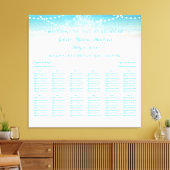 PixDezinesシャンデリア/ビーチ/シーティングチャート キャンバスプリント (インサイチュ (リビング))