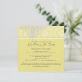 PixDezinesシャンデリア/モイレダマスク/diyカラーレモン 招待状 (スタンド正面)