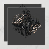 PixDezinesシャンデリア 招待状 (正面/裏面)