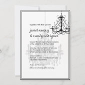 PixDezinesシャンデリア/DIYイベント+背景色！ 招待状 (裏面)