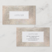 PixDezinesシャンパストライプニュフェイクーネ 名刺 (正面/裏面)