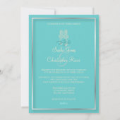 PixDezinesシーホース/Blue+アイボリー 招待状 (裏面)