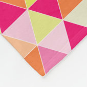 PixDezinesジオメトリック/調整可能/柑橘 フリースブランケット (角)