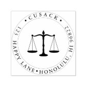 PixDezinesジャスティススケール |法律 セルフインキングスタンプ (デザイン)