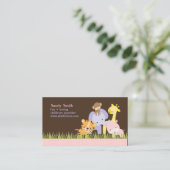 PixDezinesジャングルオブおもしろいデイケア 名刺 (スタンド正面)