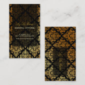 PixDezinesジョセフィーンダマスク/背景のDIYカラー 名刺 (正面/裏面)