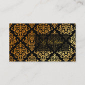 PixDezinesジョセフィーンダマスク/背景のDIYカラー 名刺 (裏面)