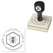 PixDezinesスイートハニカム QUEEN BEE PINKインク ラバースタンプ (押印)