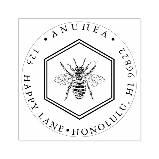 PixDezinesスイートハニカム QUEEN BEE PINKインク ラバースタンプ (インプリント)