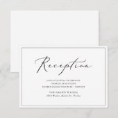 PixDezinesスクリプモダントエレガント披露宴 (正面/裏面)