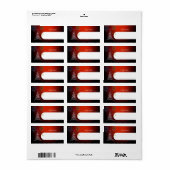 PixDezinesスケッチクリスマスツリー ラベル (フルシート)