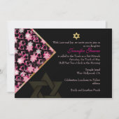 PixDezinesスターグランジ/バルミツワー 招待状 (裏面)