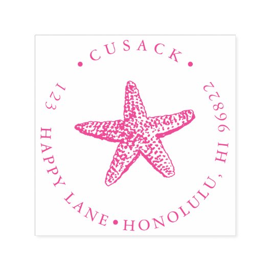 PixDezinesスターフィッシュ セルフインキングスタンプ (デザイン)