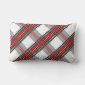 PixDezinesスチュワートタータンチェック ランバークッション (裏面)