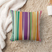 PixDezinesストライプ/DIYカラー クッション (ブランケット)