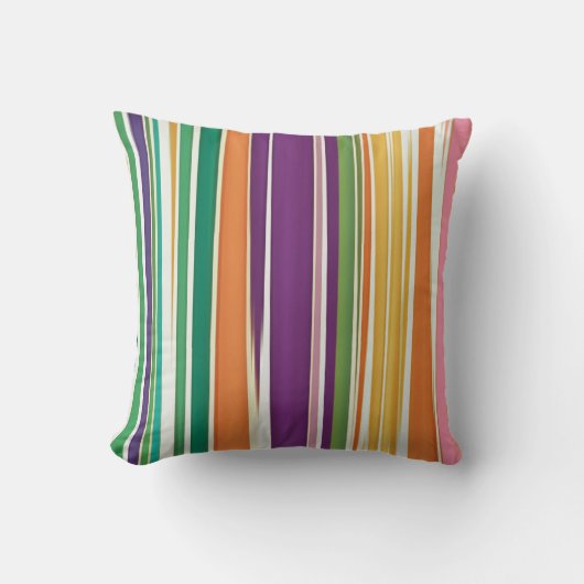 PixDezinesストライプ/DIYカラー クッション (正面)