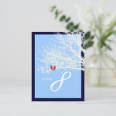 PixDezinesスノーバードのテーブルカード ポストカード (スタンド正面)