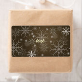 PixDezinesスノーフレークホワイト+モカ ラベル (インサイチュ)