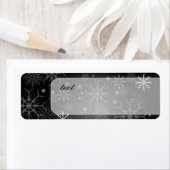 PixDezinesスノーフレーク白+黒 ラベル (インサイチュ)